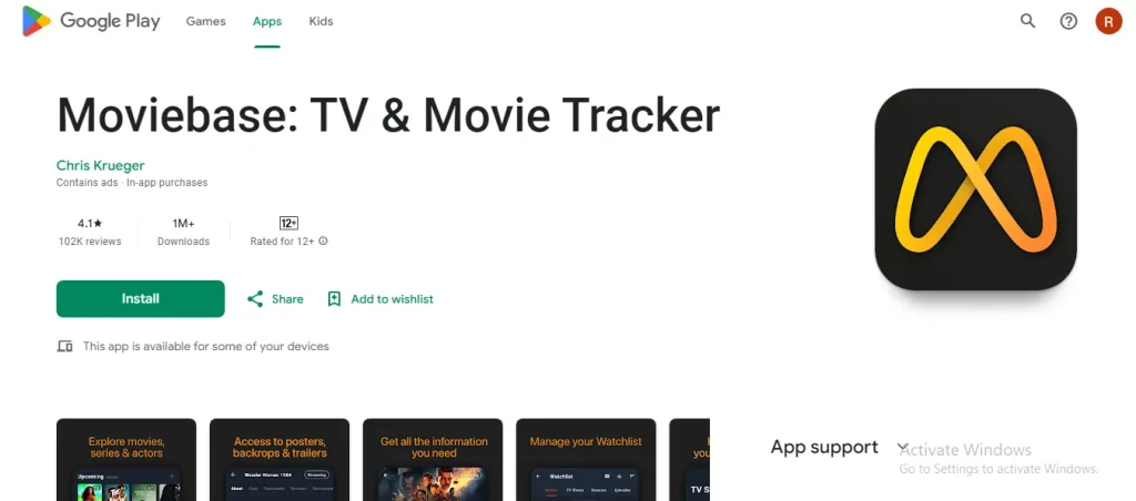MovieBase – Track & Discover Movies