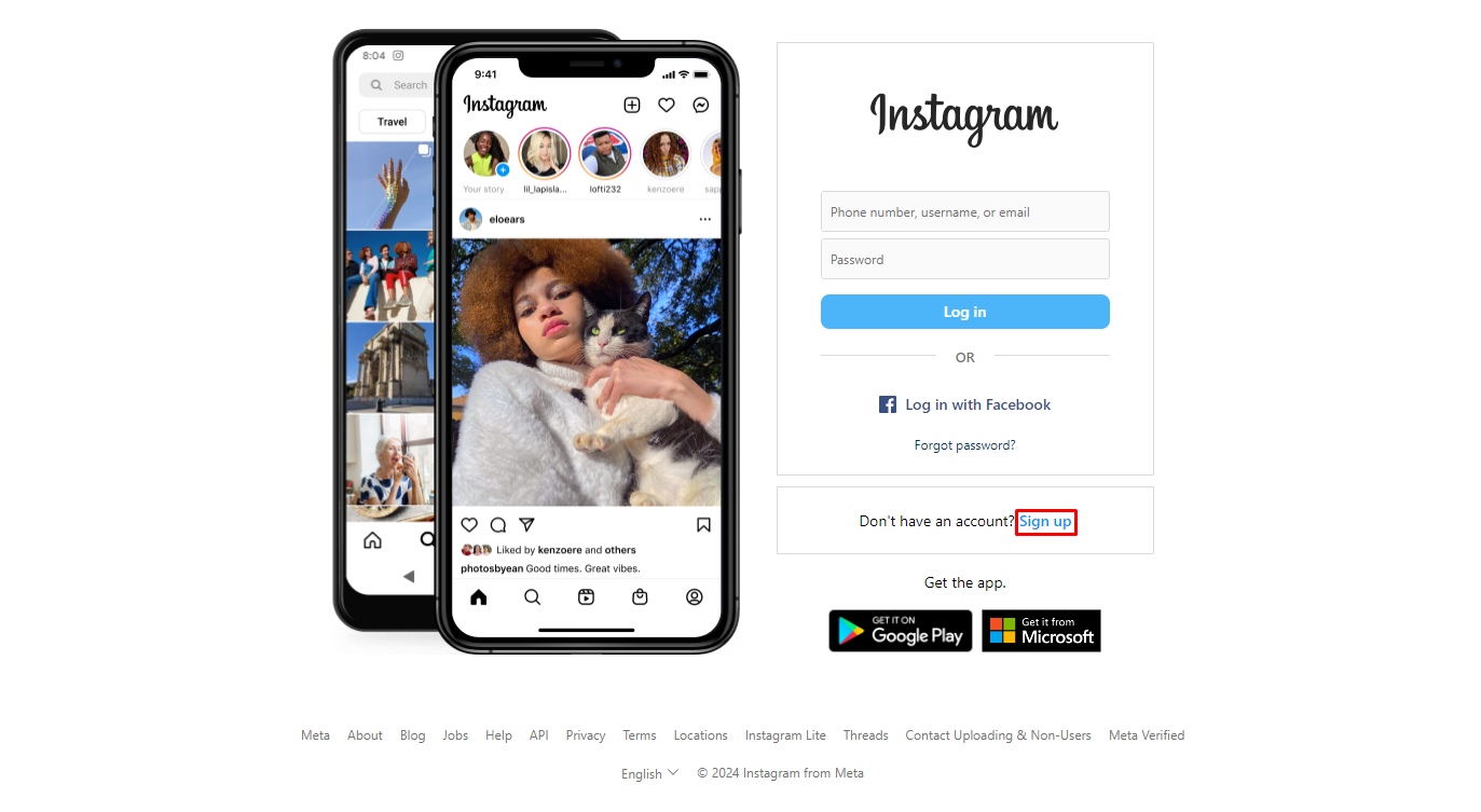 Click on it to reach the homepage