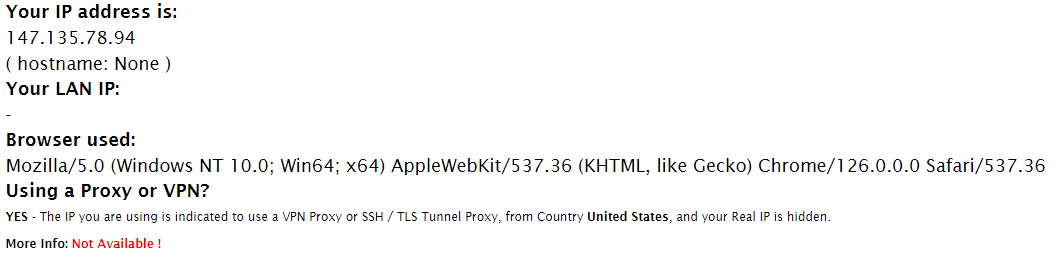 Check Your IP Address on IPSaya While Using a VPN