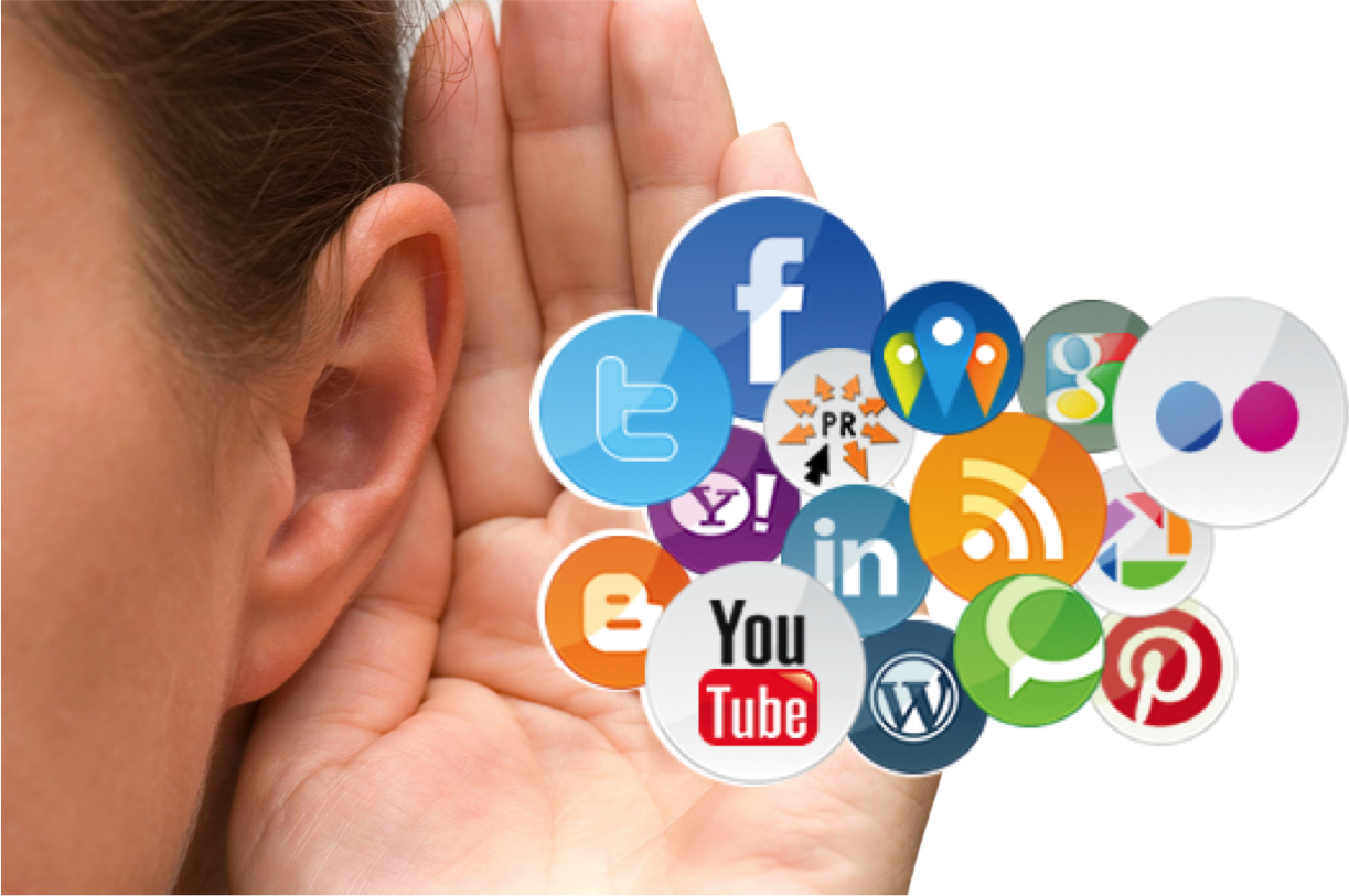 How can businesses use social media listening