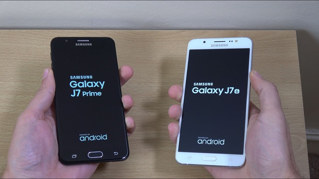 samsung galaxy J7 and J7 prime