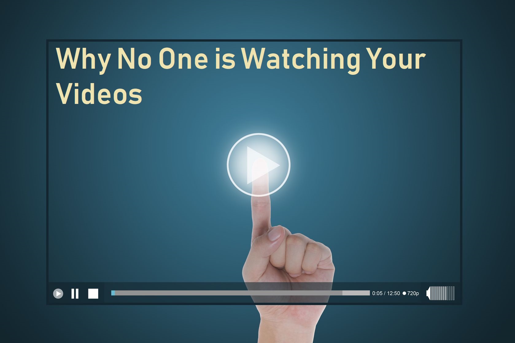No One is Watching Your Videos