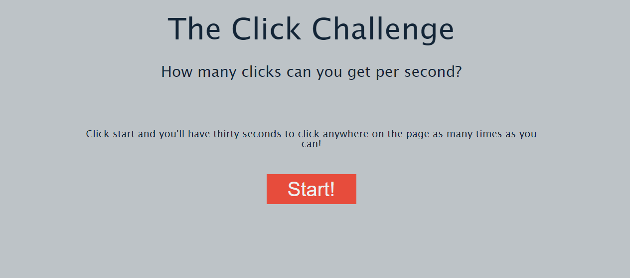 10 секундный тест кликов