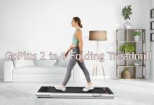 Goplus 2 in 1 Folding Treadmill