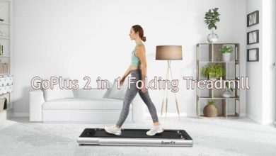 Goplus 2 in 1 Folding Treadmill