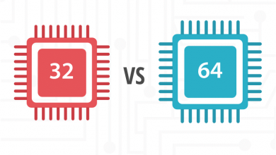 Difference Between 32 Bit And 64 Bits