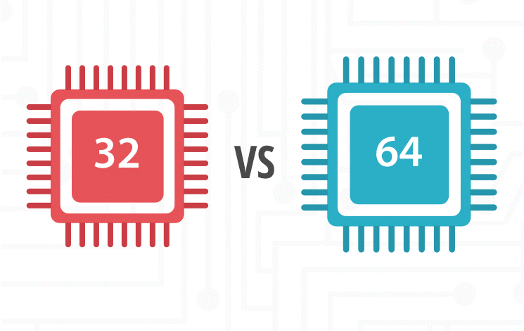 Difference Between 32 Bit And 64 Bits