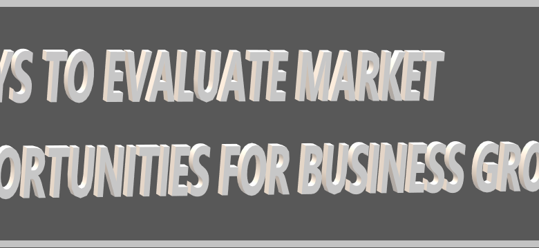 Here are basic strategies to evaluate market opportunities
