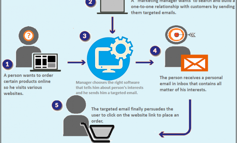 Description of email targeting process