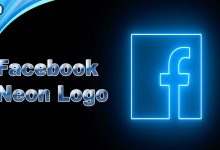 Facebook Neon Logo