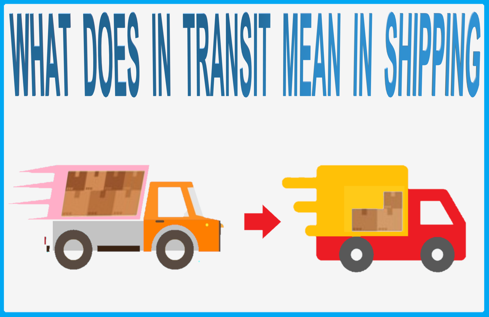 What does in transit time means in shipping