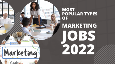 Most popular marketing jobs