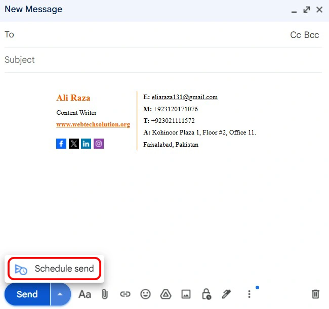 Image of Schedule Your Emails