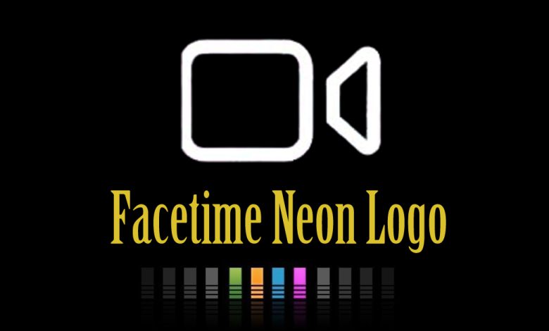 facetime neon logo