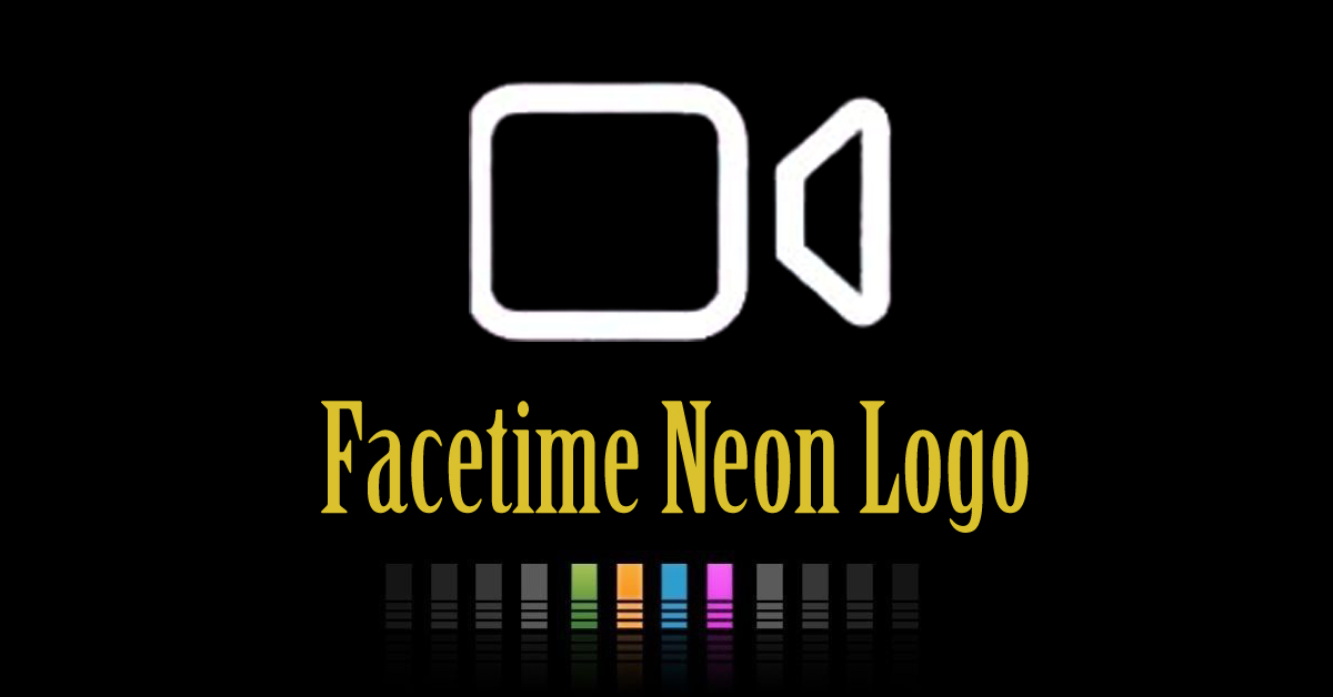 facetime neon logo