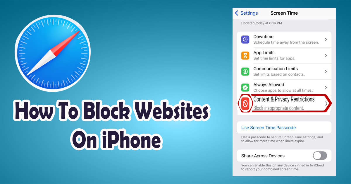 How To Block Websites On iPhone