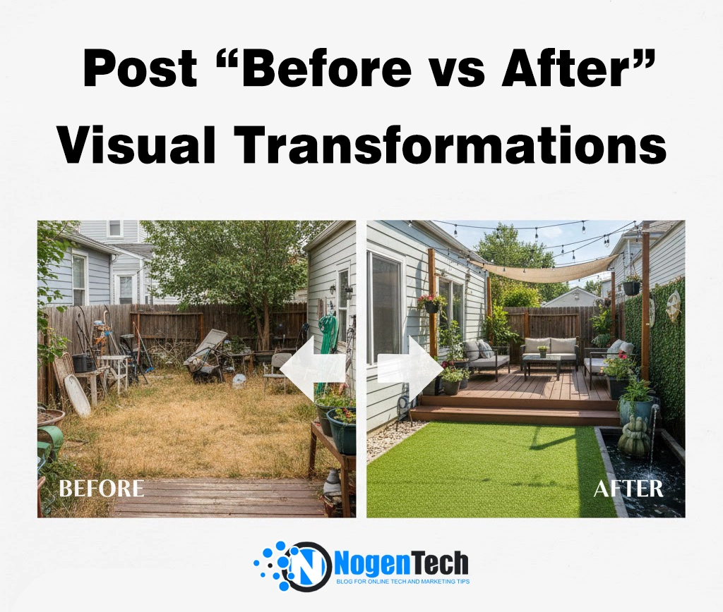 Image of Before vs After Transformation | Designed by NoGenTech