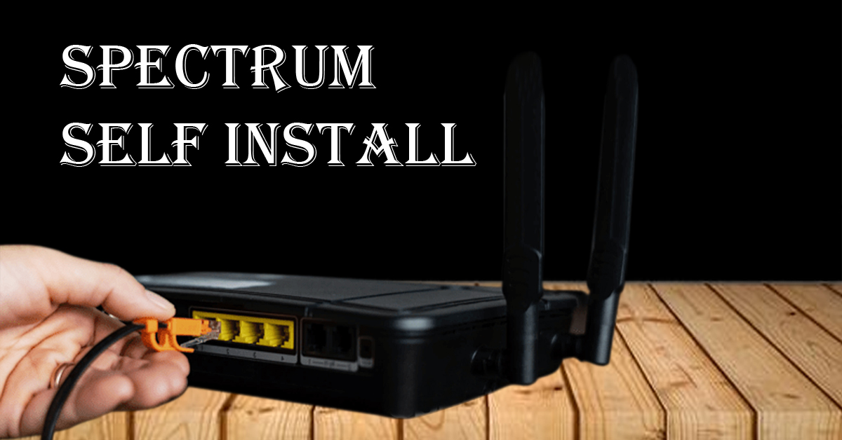 how to self install spectrum cable