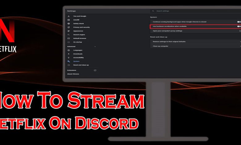 How to Stream Netflix on Discord