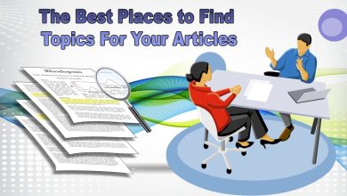 Topics For Your Articles
