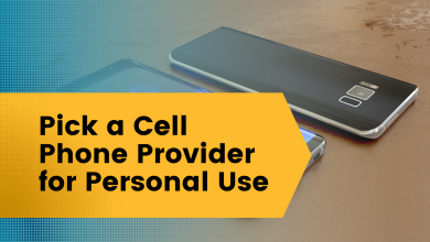 Pick a Cell Phone Provider for Personal Use (2)