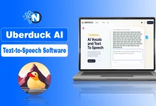 Screenshot Image of Uberduck AI on NogenTech Template