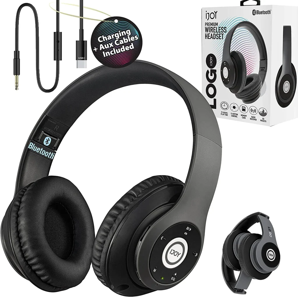 iJoy Foldable Bluetooth Headphones