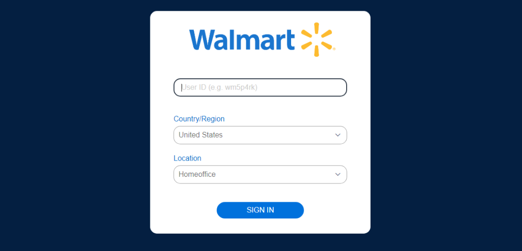 Login to OneWalmart