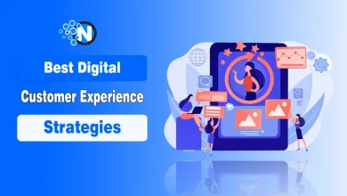 Digital customer experience strategy showing omnichannel journey and personalization