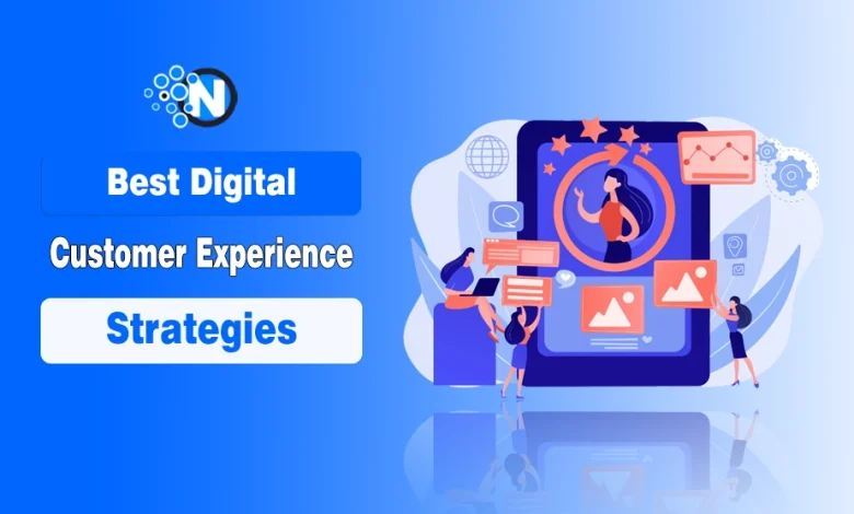 Digital customer experience strategy showing omnichannel journey and personalization