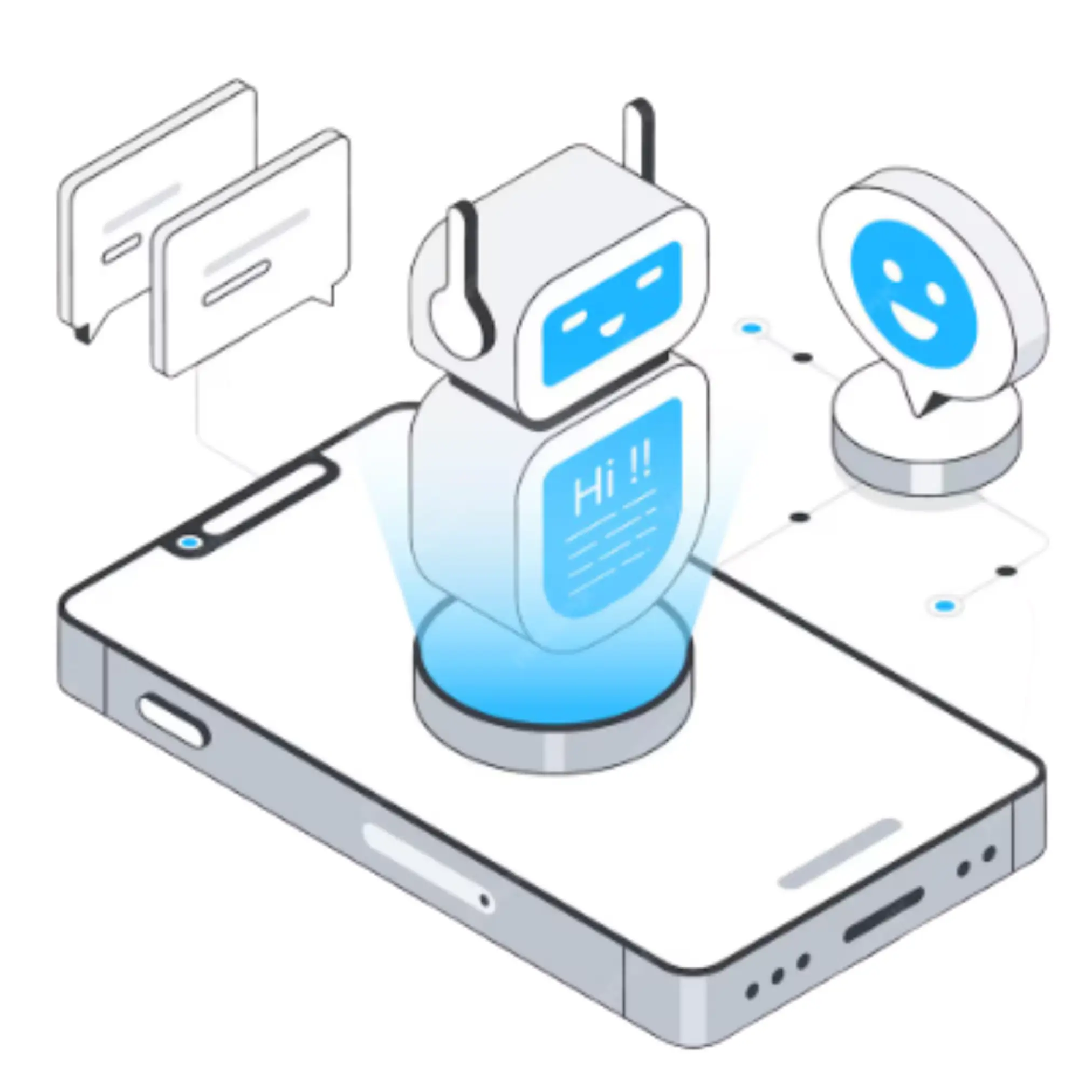 Image of Chatbot Vector