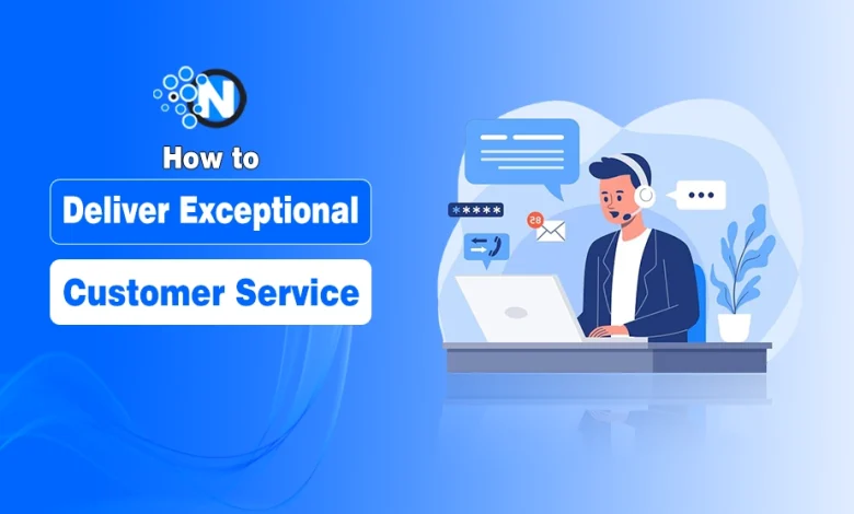 customer support team delivering exceptional service using modern solutions like AI and live chat