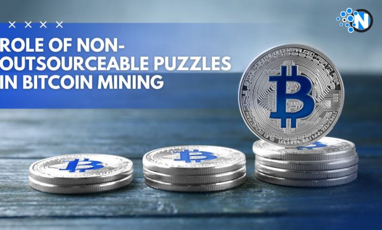 Role of Non-Outsourceable Puzzles in Bitcoin Mining