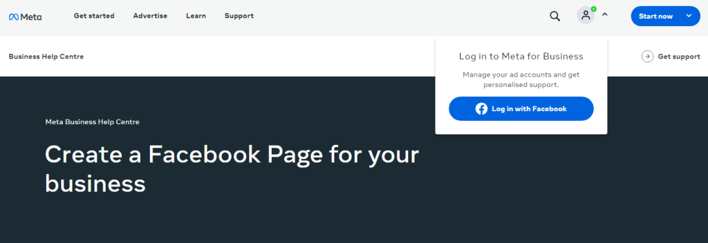 Create a Business Page