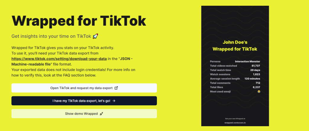 What TikTok Wrapped Data Reveals?