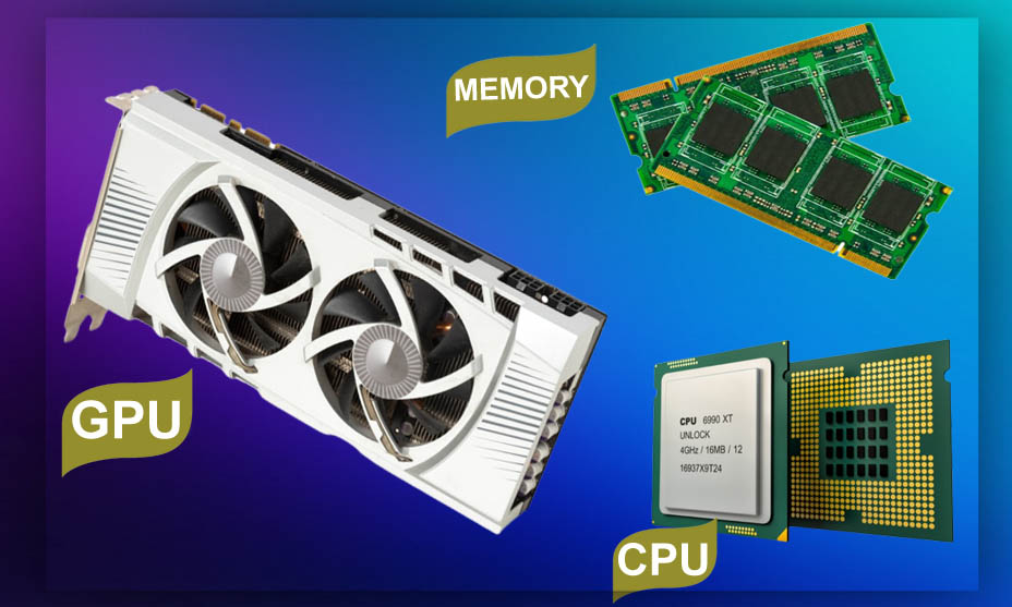 GPU, CPU, MEMORY