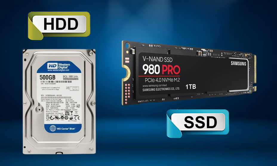 SSD, HDD