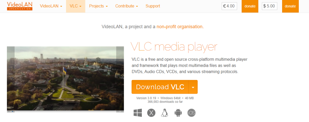 VLC Media Player Download for Windows