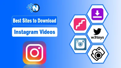 Instagram video with a download icon and text "Best Sites to Download Instagram Videos" for a 2026 guide.