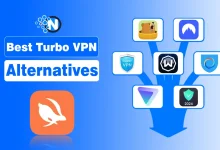 Best Turbo VPN alternatives for Android and iOS, illustrated with VPN app icons.