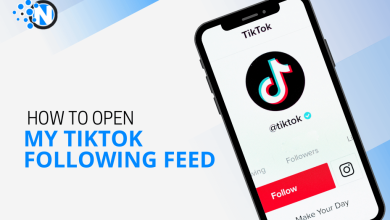 Open My TikTok Following Feed