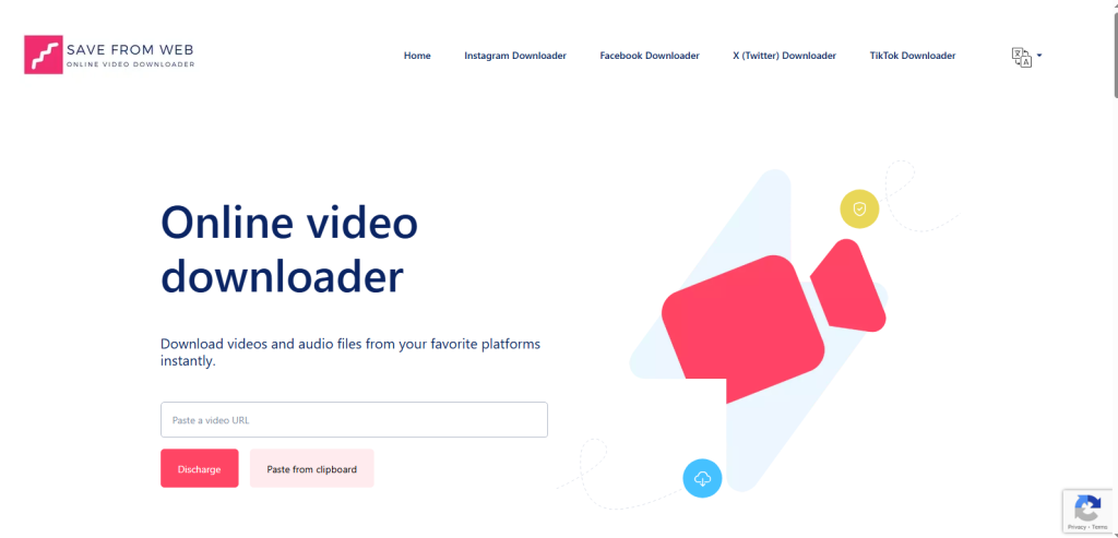 Screenshot from Savefromweb.com by nogenTech.org