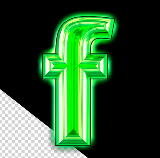 Facebook Neon Logo