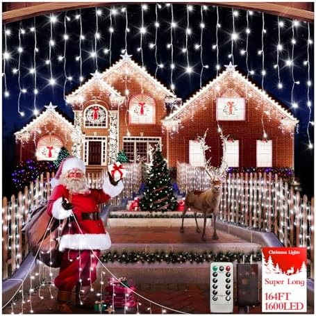 1600 LED Outdoor Christmas Lights