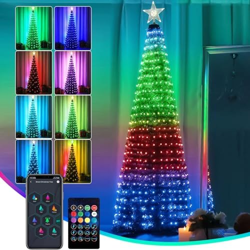 MIMIRGB 7Ft Smart Christmas Tree Lights