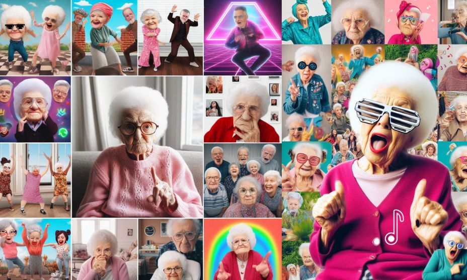 Old Grannies and TikTok Memes