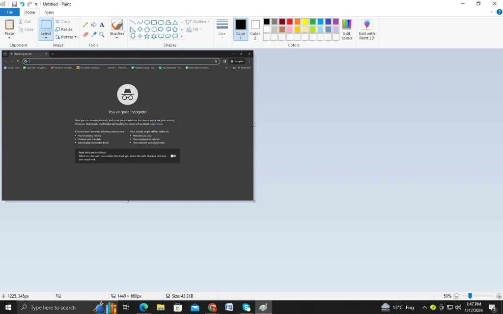 Screenshot on HP Laptop