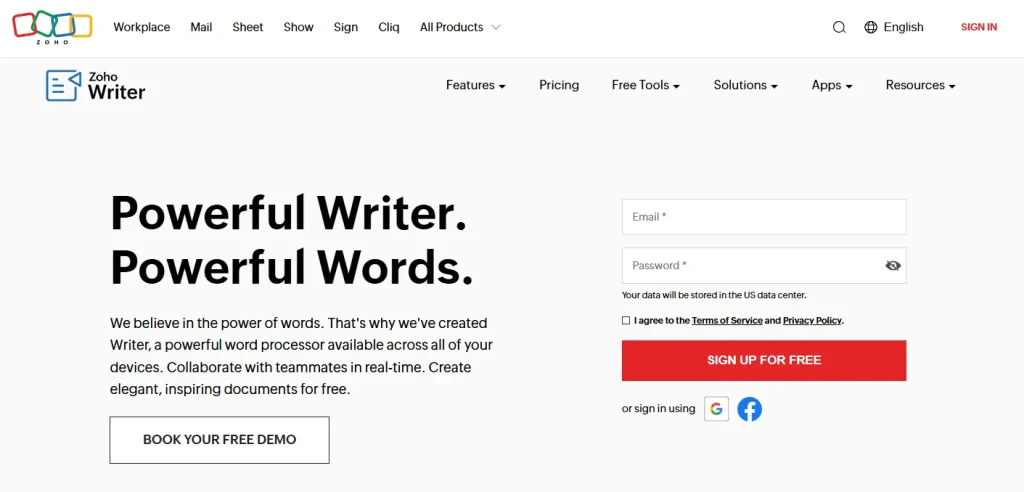 Zoho Writer
