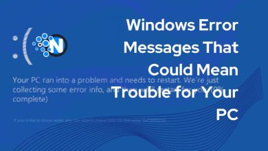 Windows Error Messages