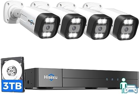 Hiseeu 4K PoE Security Camera System